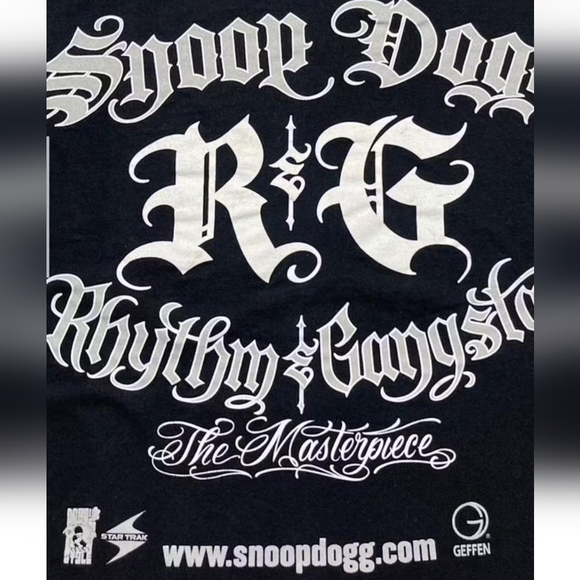 Rare Pony x snoop dogg long sleeve shirt Rythym & Gangsta - Picture 3 of 3